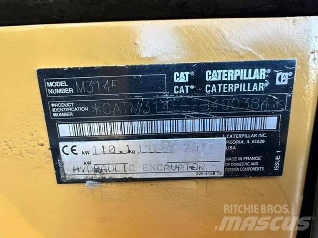 CAT M 314 F Εκσκαφείς με τροχούς - λάστιχα
