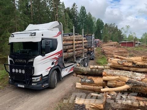 Scania R580B6X4NB Φορτηγά ξυλείας