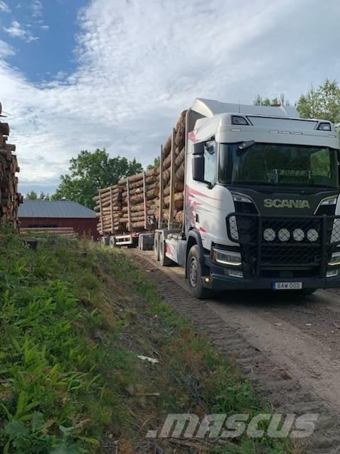 Scania R580B6X4NB Φορτηγά ξυλείας