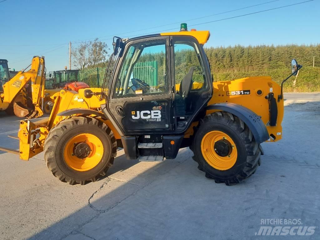 JCB 531-70 Συστήματα τηλεχειρισμού για τη γεωργία