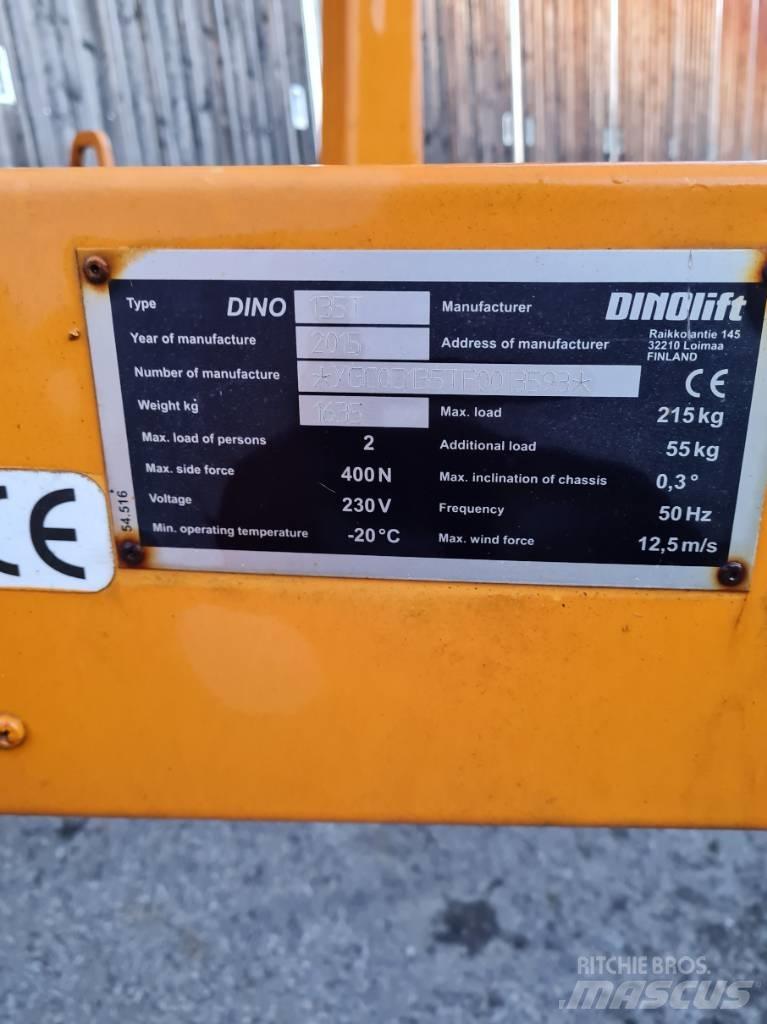 Dinolift 135T Εναέριες πλατφόρμες τοποθετημένες σε ρυμούλκα