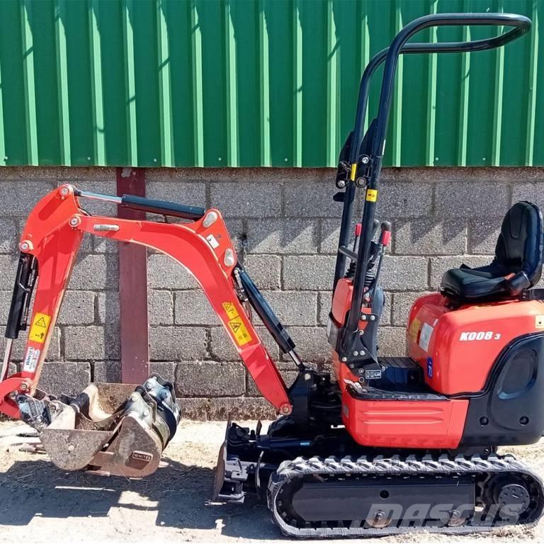 Kubota K 008-3 Εκσκαφάκι (διαβολάκι) < 7t