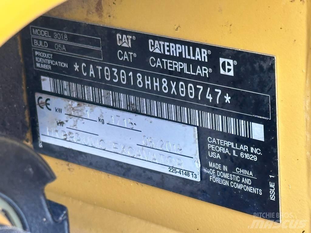 CAT 301.8 Εκσκαφάκι (διαβολάκι) < 7t