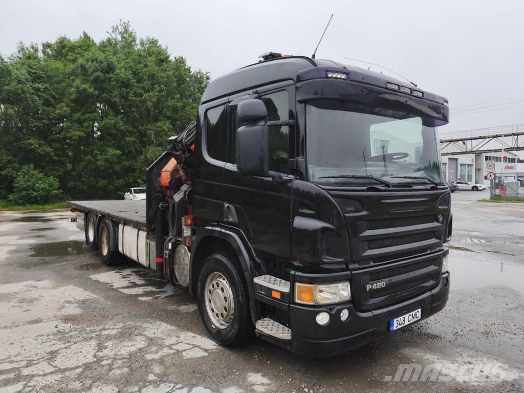 Scania P 420 Φορτηγά με Γερανό