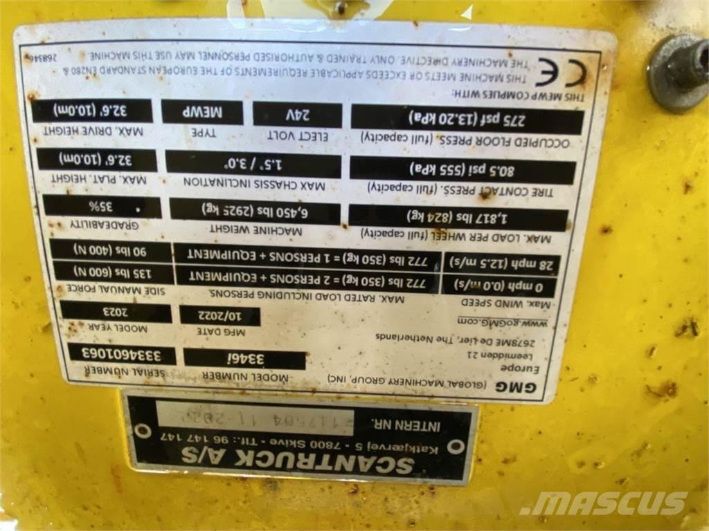 GMG 3346-i Ανυψωτήρες ψαλιδωτής άρθρωσης