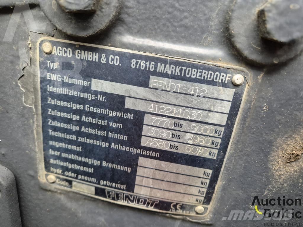 Fendt 412 Vario Τρακτέρ