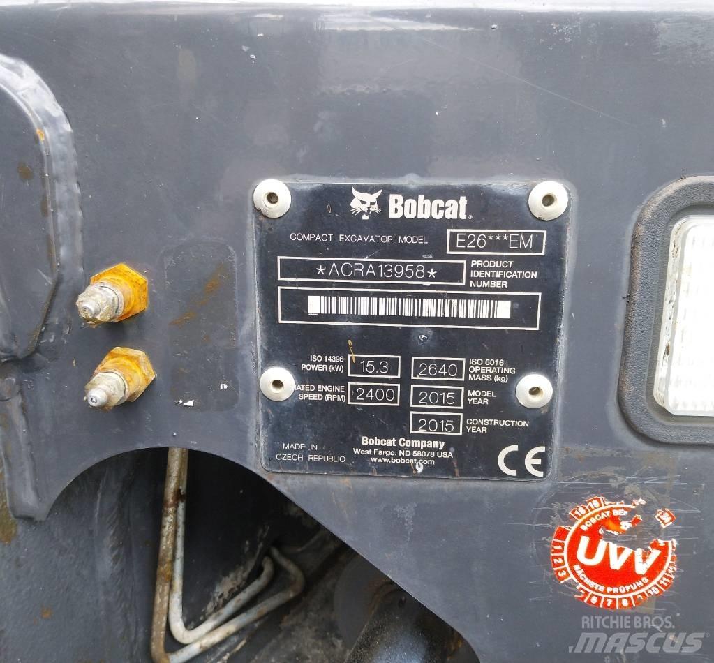 Bobcat E 26 Εκσκαφάκι (διαβολάκι) < 7t