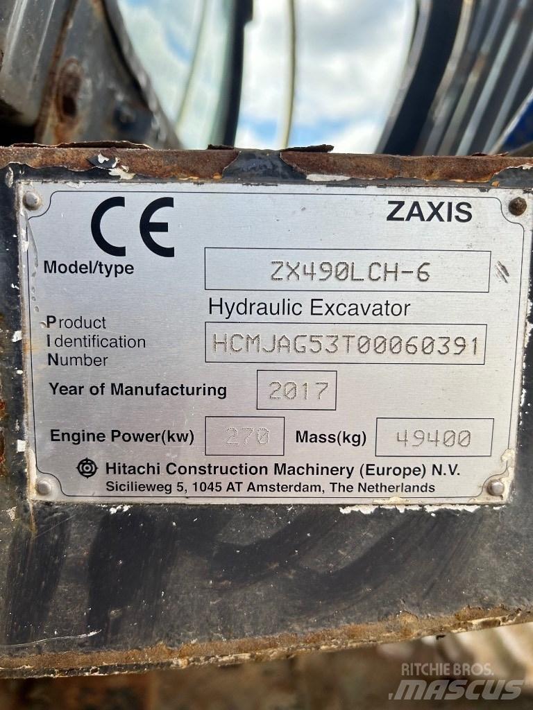 Hitachi 490 LCH-6 Εκσκαφείς με ερπύστριες
