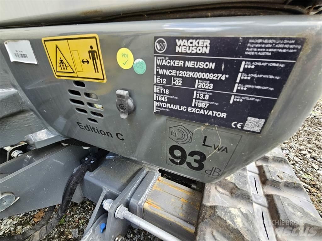 Wacker ET 18 Εκσκαφάκι (διαβολάκι) < 7t