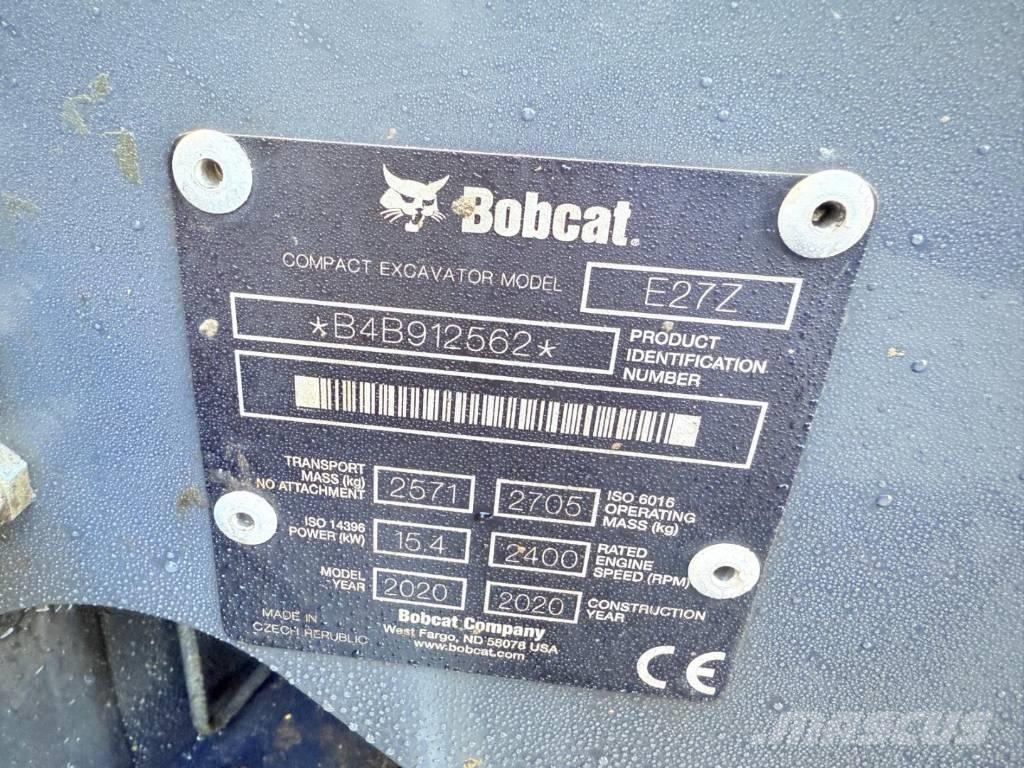Bobcat E 27z Εκσκαφάκι (διαβολάκι) < 7t