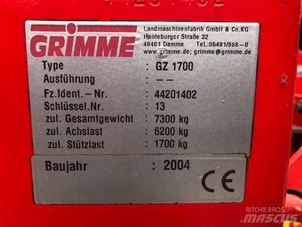 Grimme GZ 1700 Πατατοεξαγωγέας