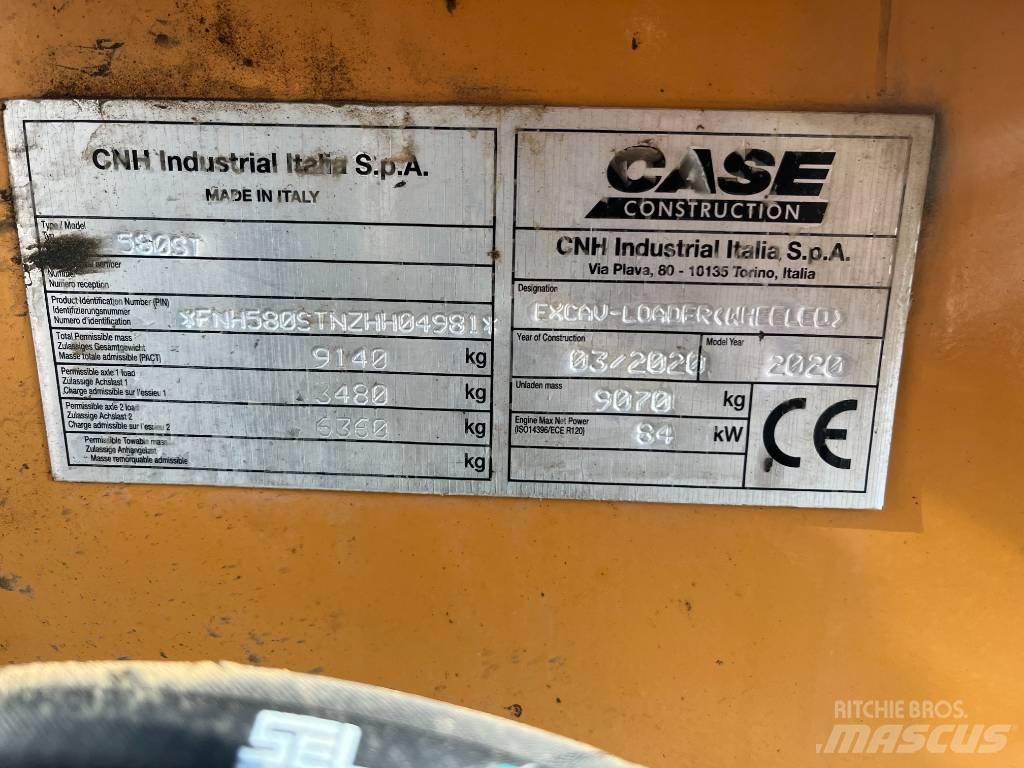 CASE 580 ST Εκσκαφείς Φορτωτές τύπου JCB