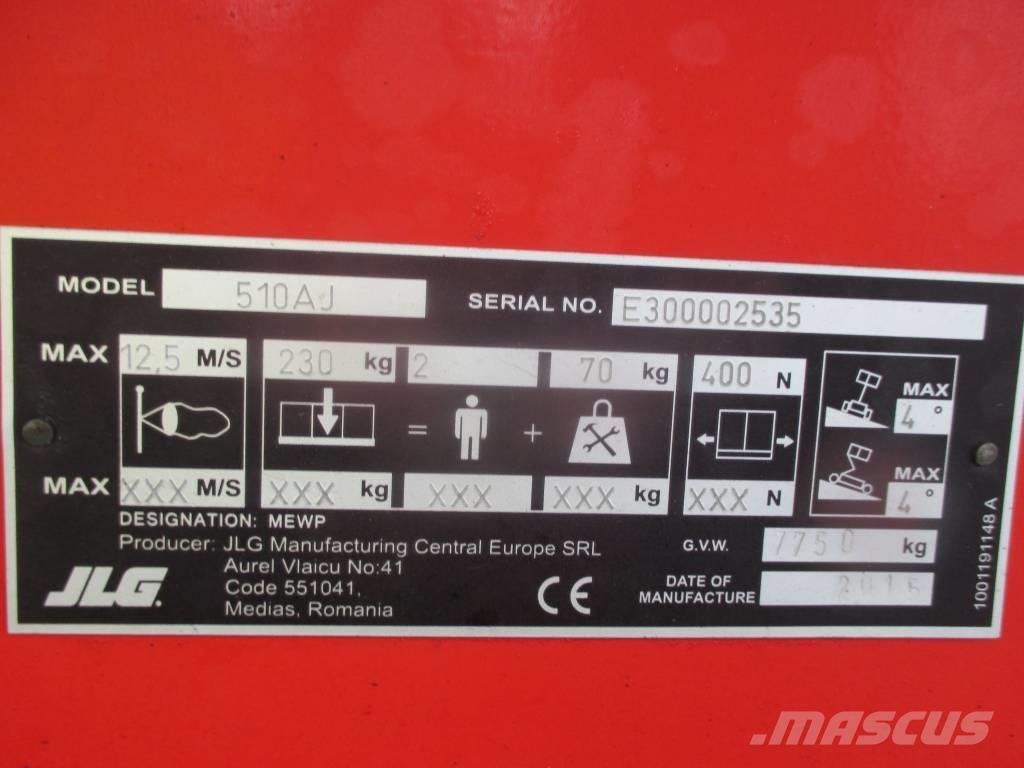 JLG 510 AJ Ανυψωτήρες με αρθρωτό βραχίονα