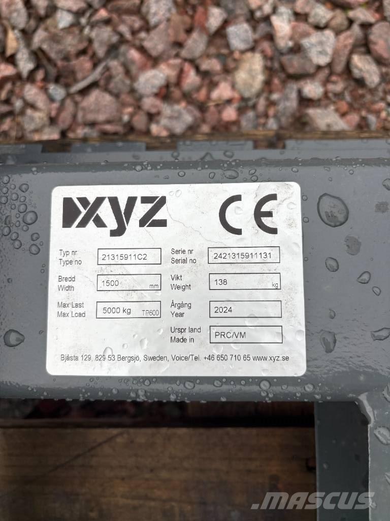 XYZ Gaffelställ BM Φορτωτές με λάστιχα (Τροχοφόροι)