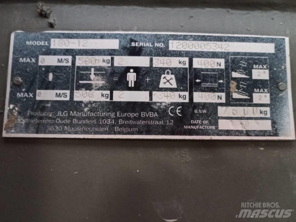 JLG SL180-12 Ανυψωτήρες ψαλιδωτής άρθρωσης