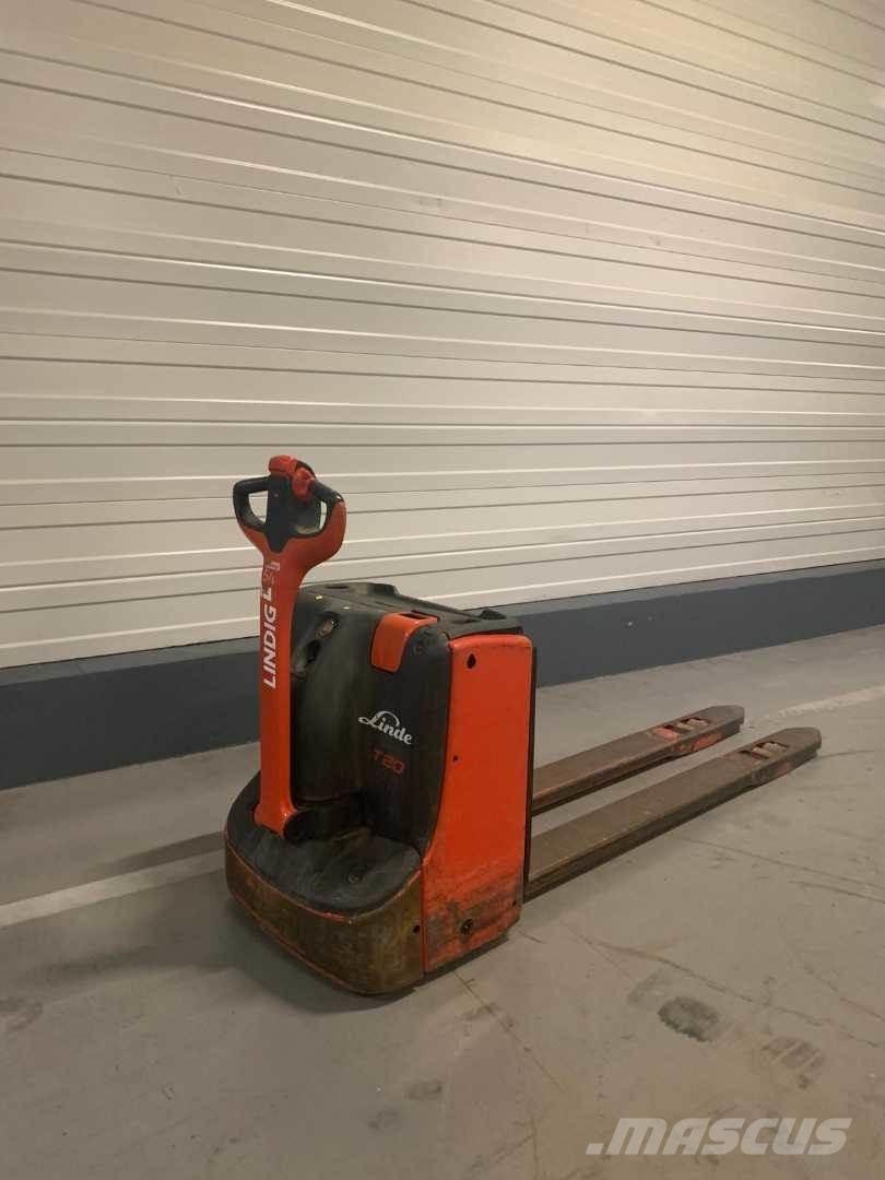 Linde T20 Παλετοφόρα πεζού χειριστή με ιστό