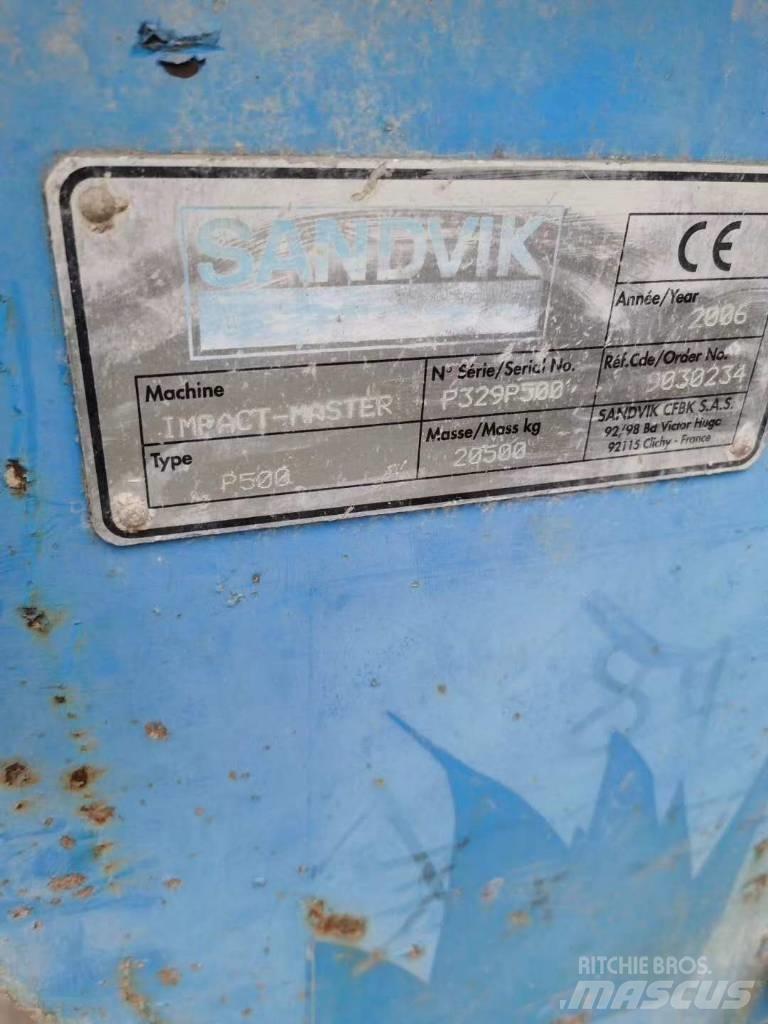 Sandvik P500 Σπαστήρες
