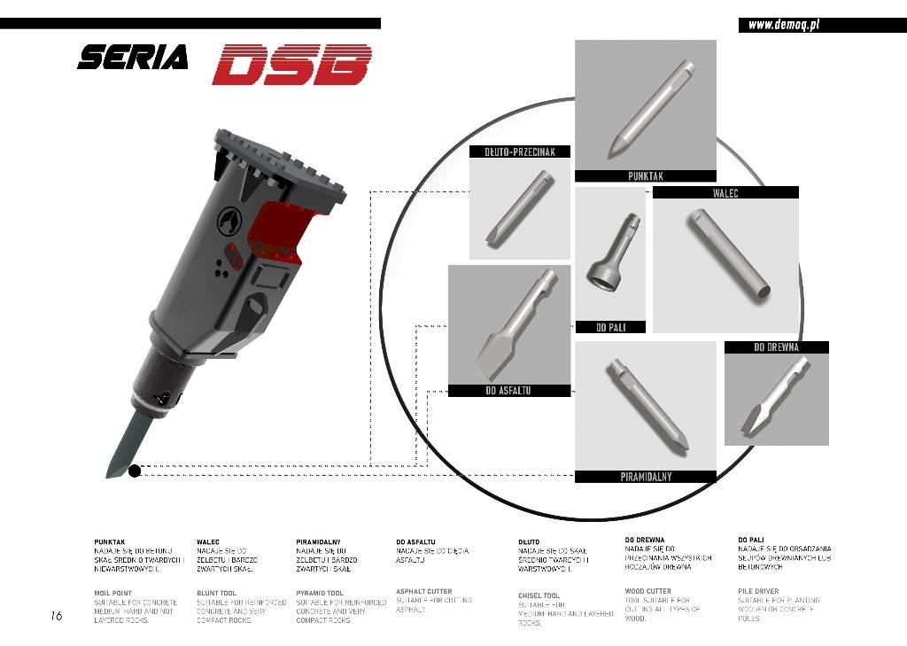  DEMOQ DSB200 Σφυριά / Σπαστήρες