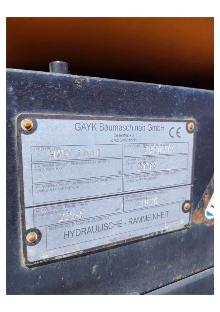  GAYK HRE1000 Μηχανήματα διάτρησης οριζόντιας-κάθετης