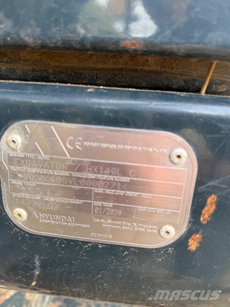 Hyundai HX 140 LC Εκσκαφείς με ερπύστριες