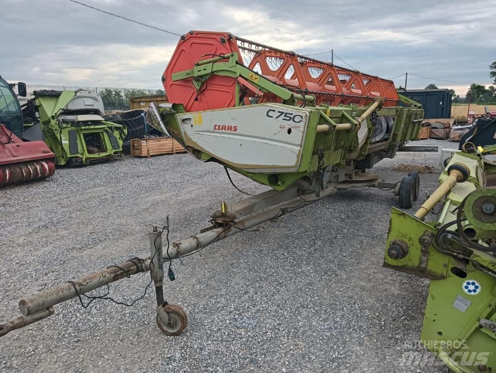 CLAAS C 750 Κεφαλές θεριζοαλωνιστικών μηχανών