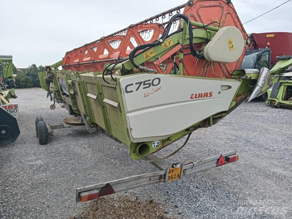CLAAS C 750 Κεφαλές θεριζοαλωνιστικών μηχανών