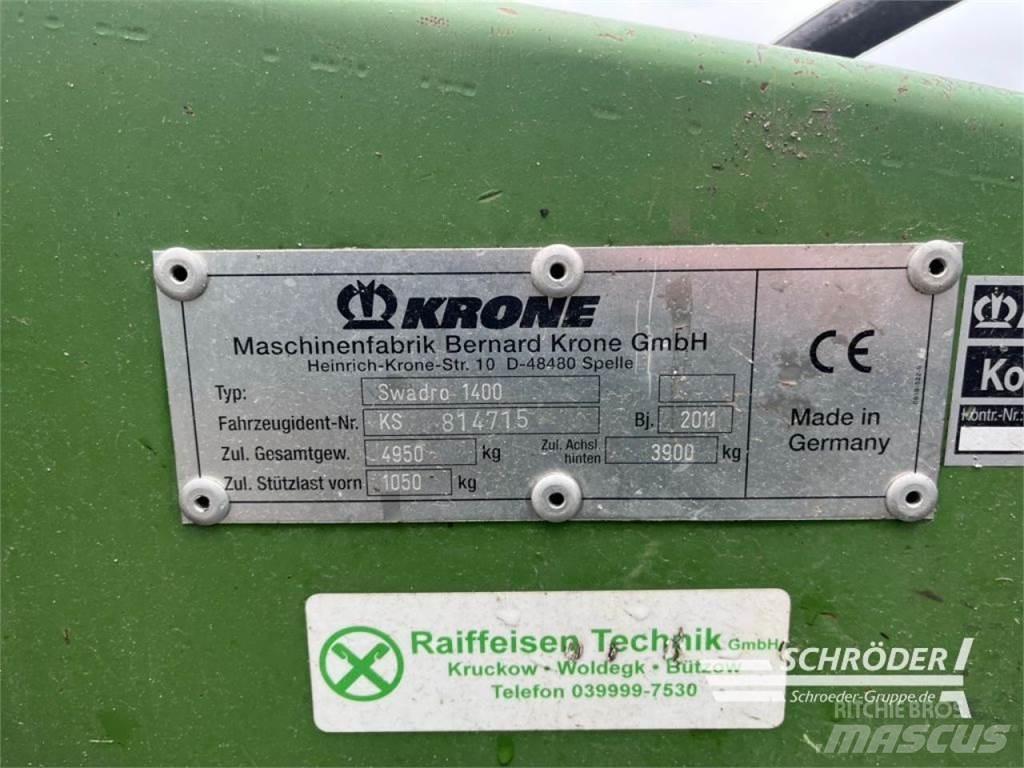 Krone SWADRO 1400 Αναμοχλευτήρες