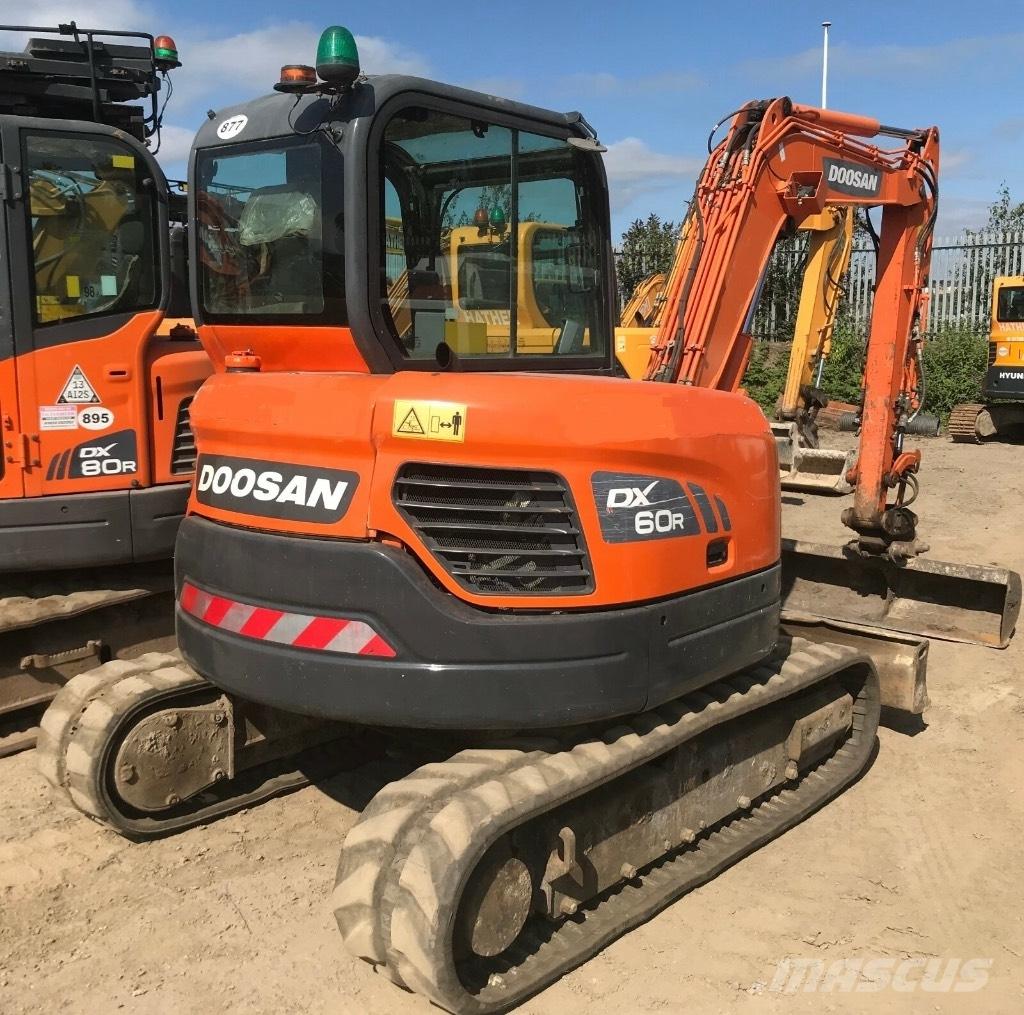 Doosan DX 60 R Εκσκαφάκι (διαβολάκι) < 7t
