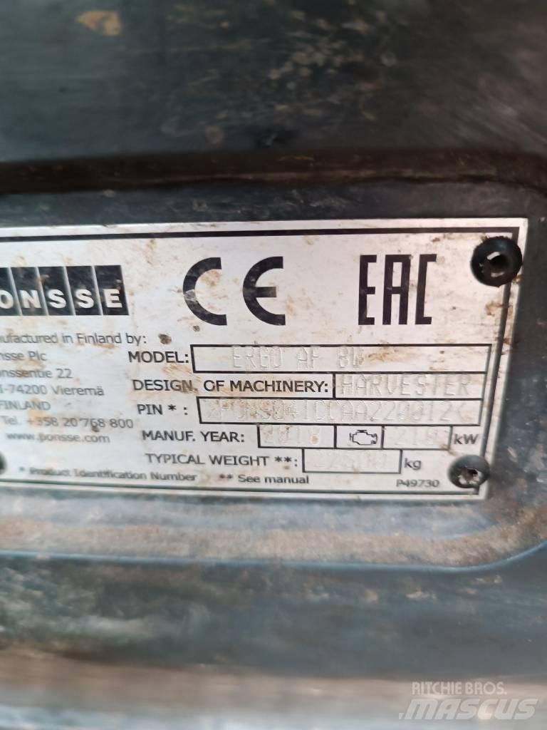 Ponsse ERGO AF Θεριζοαλωνιστικές μηχανές