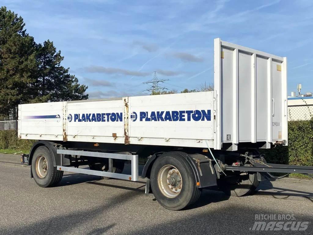 ATM AKF20/3 + 2 AXLE Επίπεδες/πλευρικώς ανοιγόμενες ρυμούλκες
