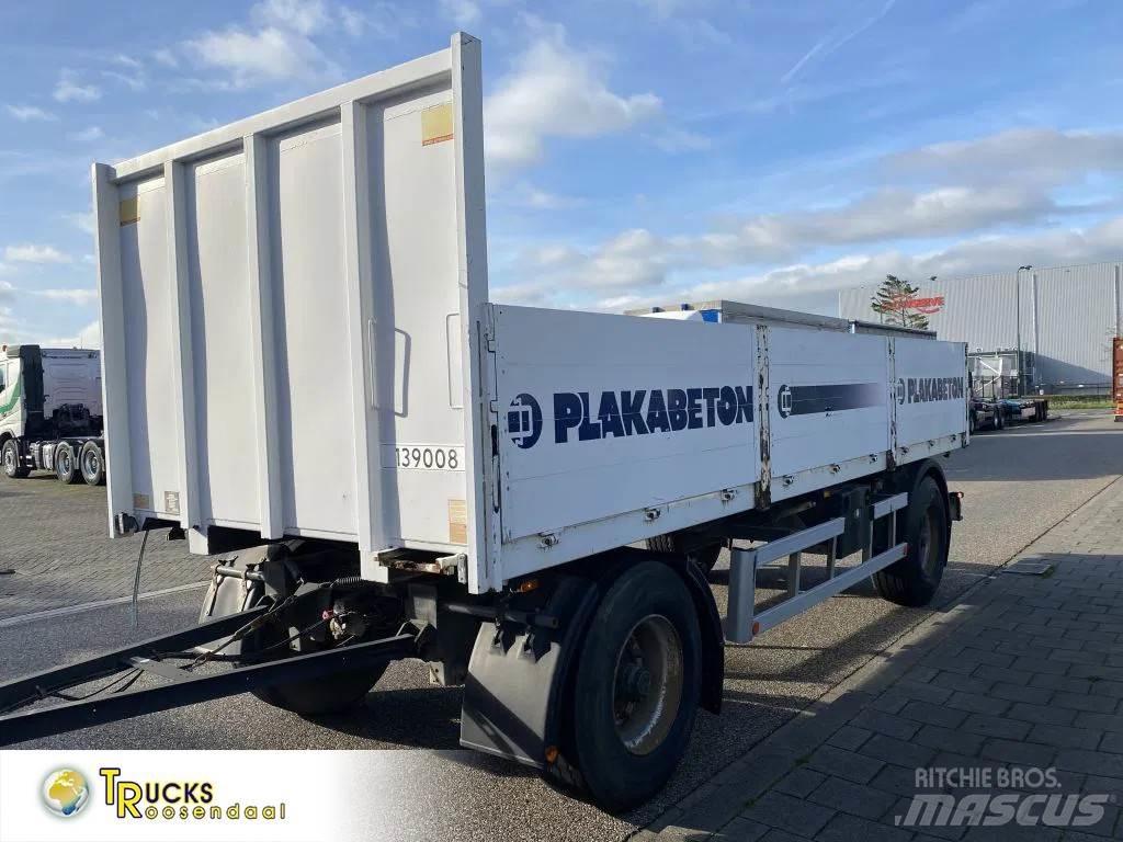 ATM AKF20/3 + 2 AXLE Επίπεδες/πλευρικώς ανοιγόμενες ρυμούλκες