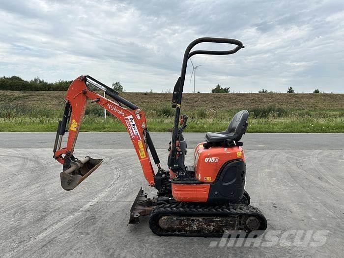 Kubota U10-3 Εκσκαφείς με ερπύστριες