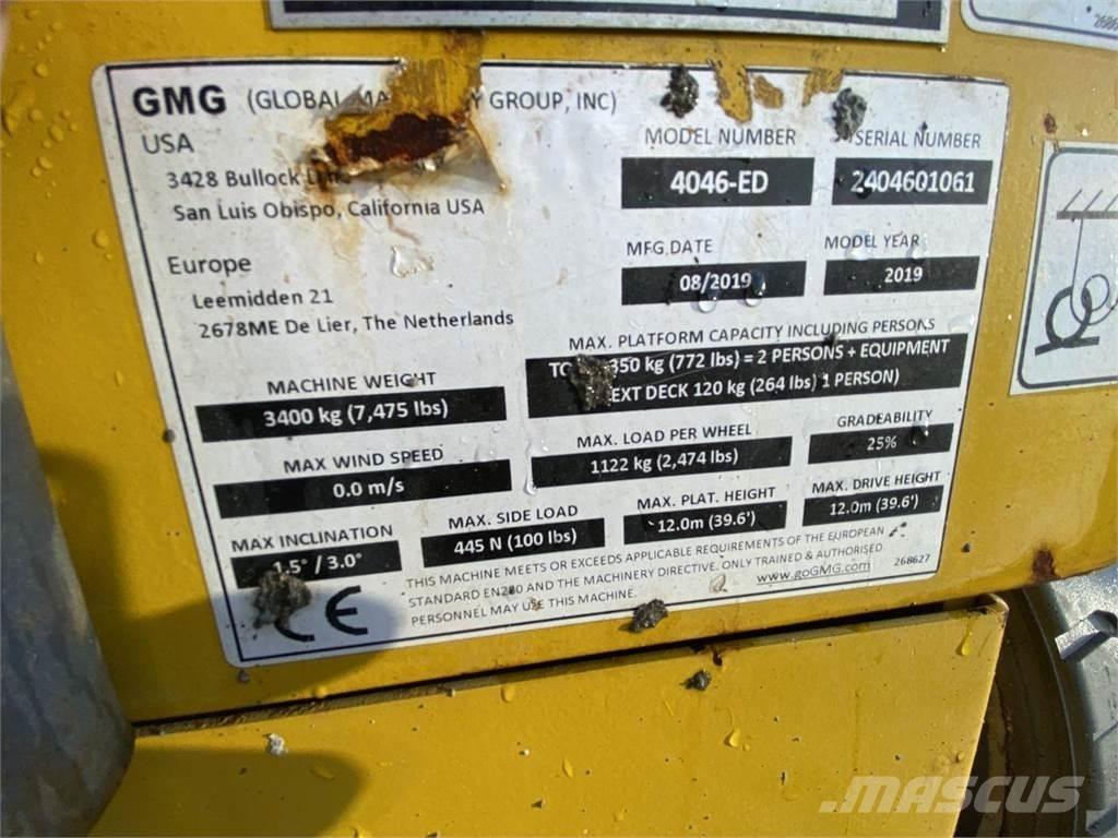 GMG 4046-ED Ανυψωτήρες ψαλιδωτής άρθρωσης