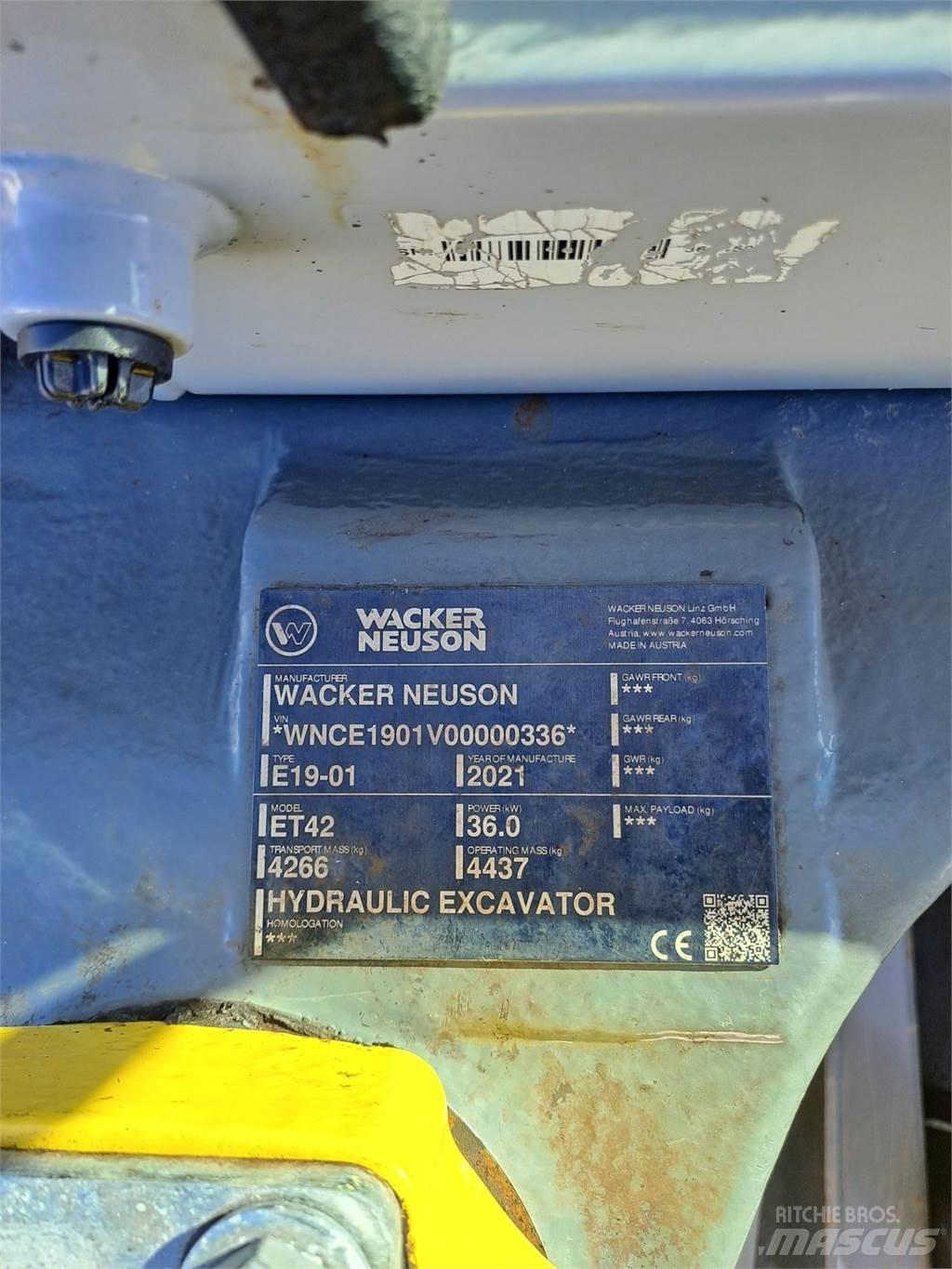 Wacker Neuson ET42 Εκσκαφείς με ερπύστριες
