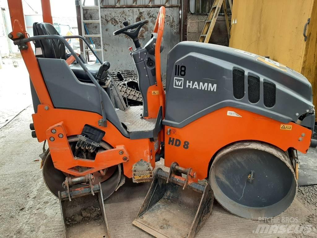 Hamm HD 8 VV Οδοστρωτήρες διπλού κυλίνδρου