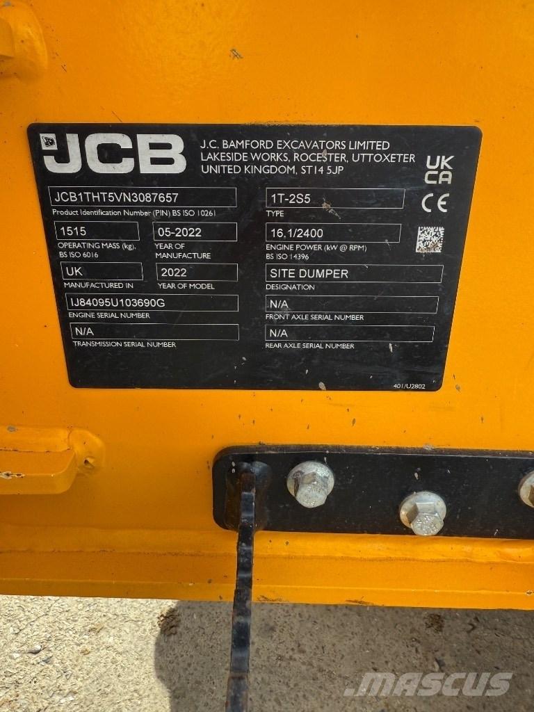 JCB 1 T Dumpers εργοταξίου