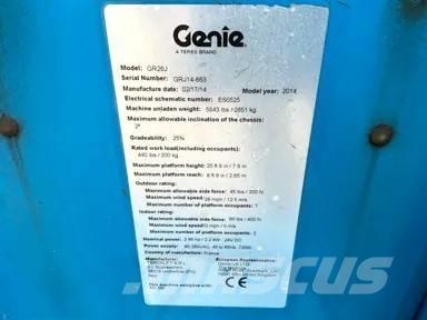 Genie GR 26 J Ανυψωτήρες με κατακόρυφους πυλώνες