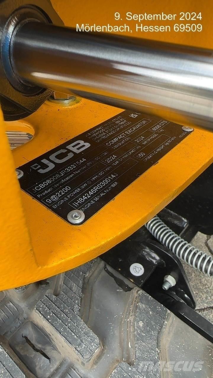 JCB 8008CTS Εκσκαφάκι (διαβολάκι) < 7t
