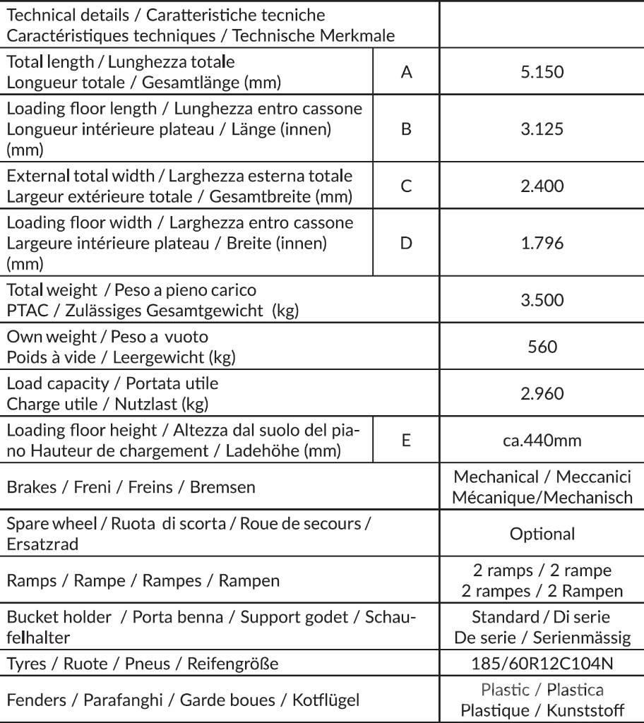 CLM ALUMINIUM FLY 35 Ελαφριές ρυμούλκες