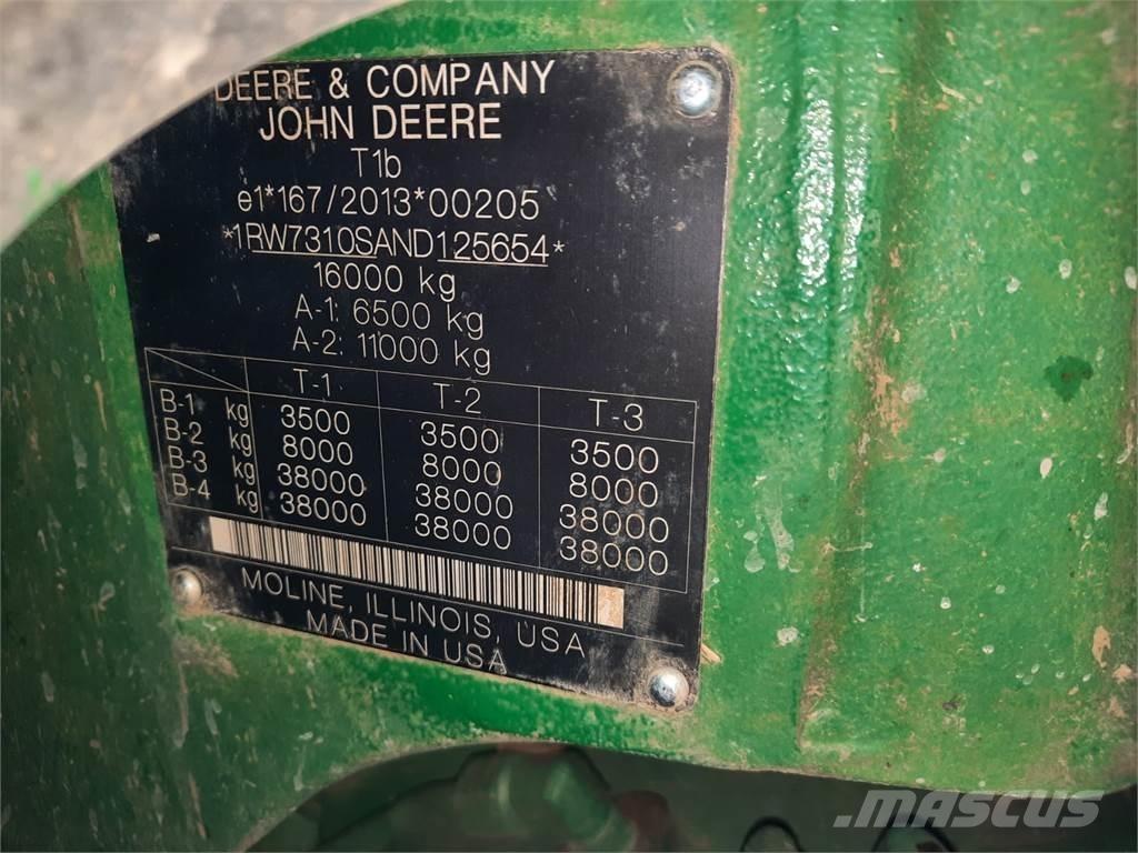 John Deere 7r310 Τρακτέρ
