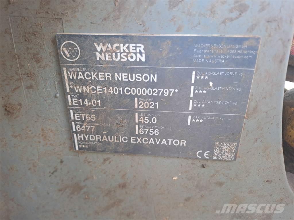Wacker Neuson ET65 Εκσκαφείς με ερπύστριες