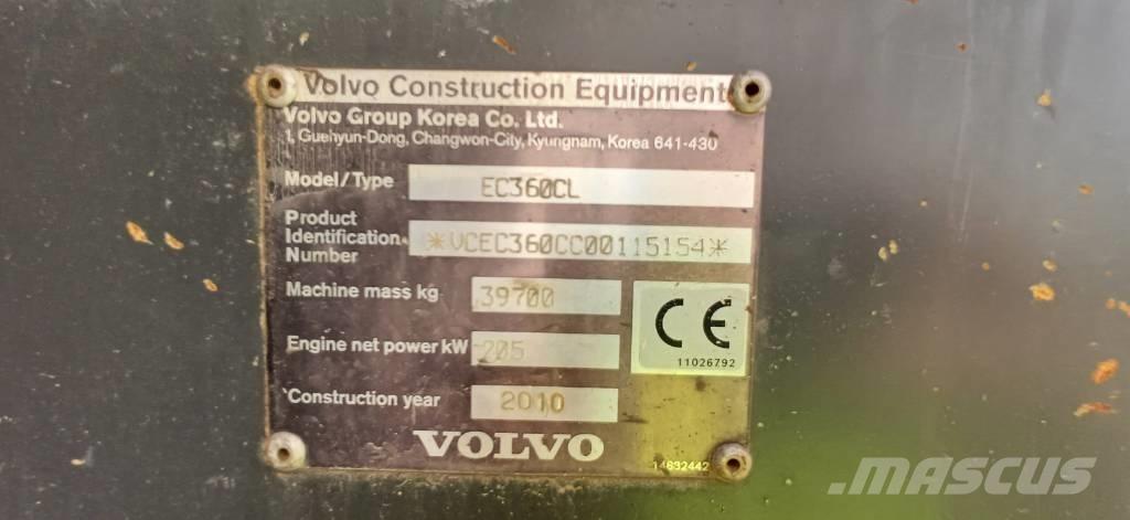 Volvo EC 360 C L Εκσκαφείς με ερπύστριες