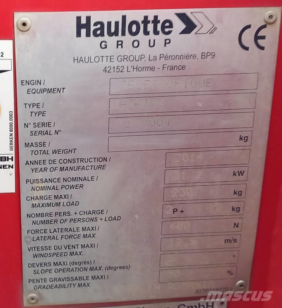 Haulotte H16TPX Ανυψωτήρες με τηλεσκοπικό βραχίονα