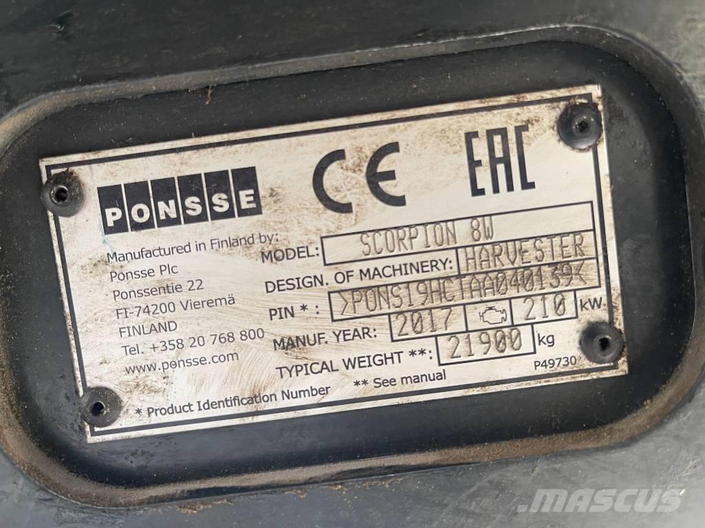 Ponsse Scorpion Θεριζοαλωνιστικές μηχανές