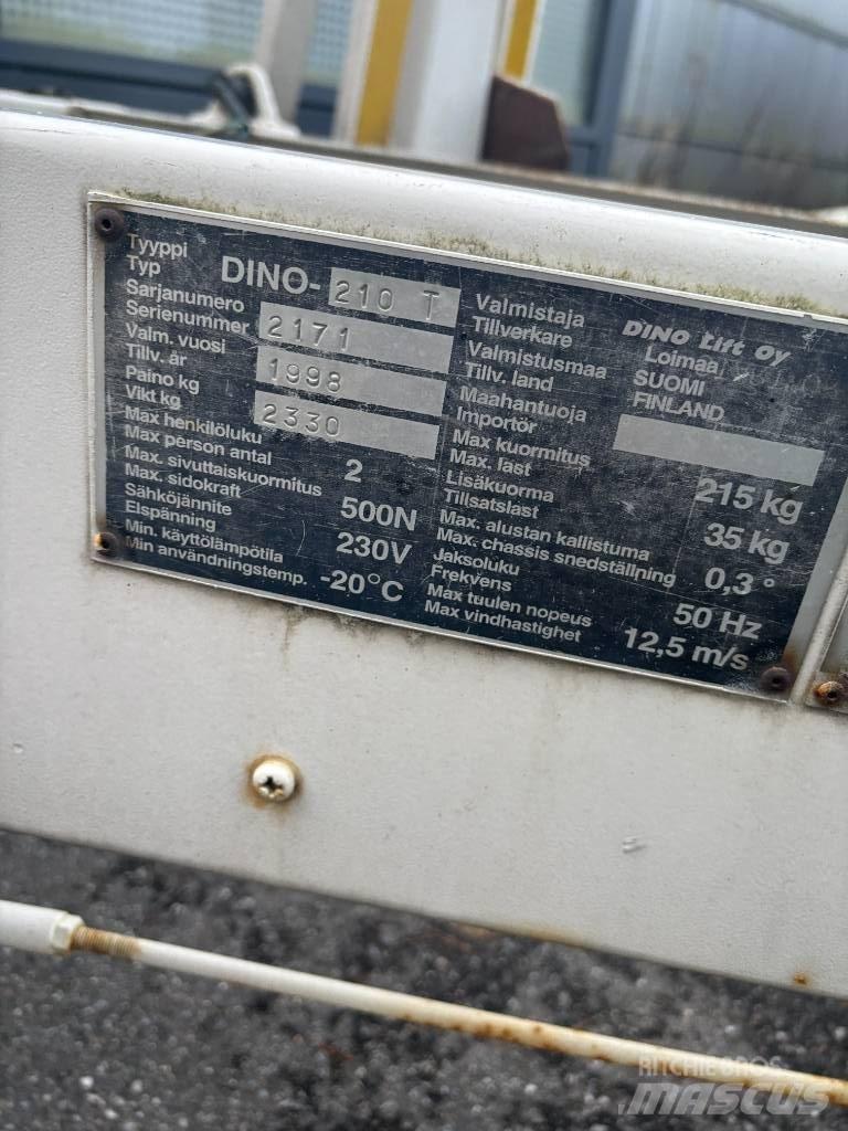 Dinolift 210 T Εναέριες πλατφόρμες τοποθετημένες σε ρυμούλκα