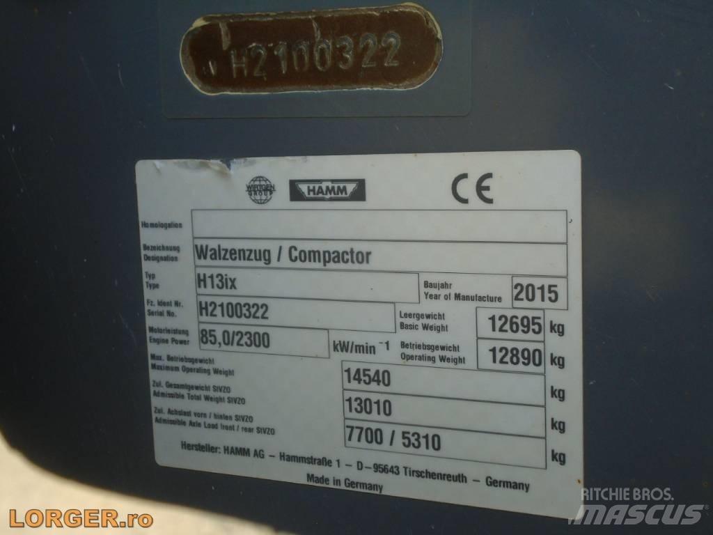 Hamm H13 i x Οδοστρωτήρες μονού κυλίνδρου