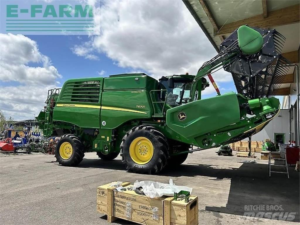 John Deere t670 hm Θεριζοαλωνιστικές μηχανές