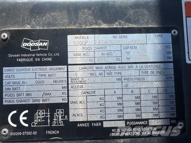 Doosan D30 Plus Πετρελαιοκίνητα Κλαρκ