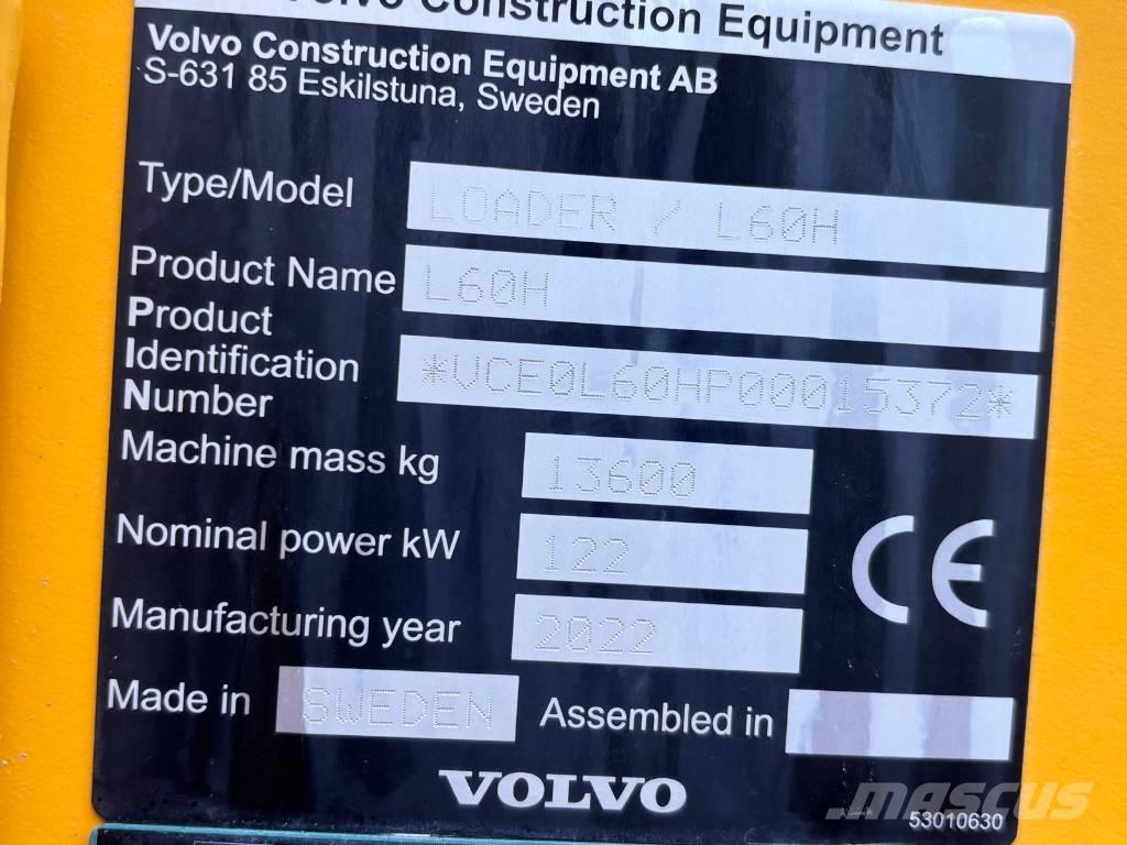 Volvo L 60 H Φορτωτές με λάστιχα (Τροχοφόροι)