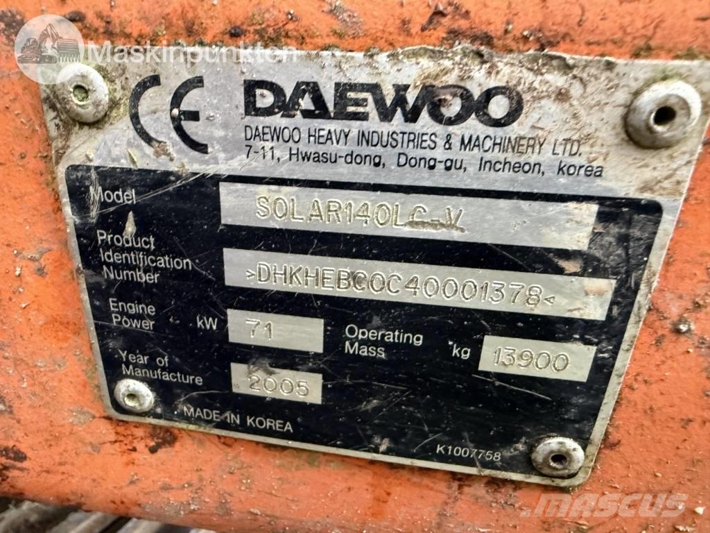 Daewoo Solar LCV Εκσκαφείς με ερπύστριες